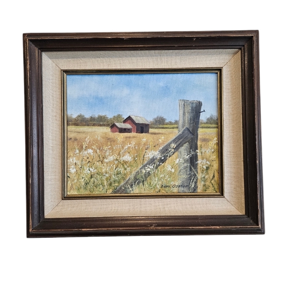 Don Osnner landscape oil painting signed. - Picture 16 of 16